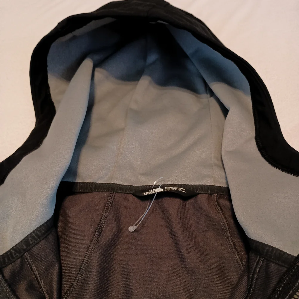 The North Face Kilowatt Full Zip Hooded Jacket Men's Size Small Black/Grey